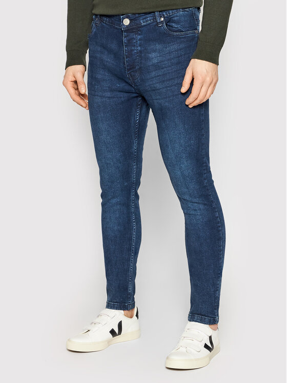 Brave Soul Brave Soul Jeansy MJN-MADISONDARK Tmavomodrá Skinny Fit
