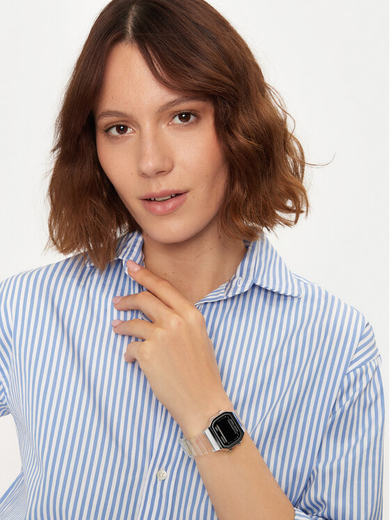 Casio Casio Часовник Vintage Digital A168XES-1BEF Бял