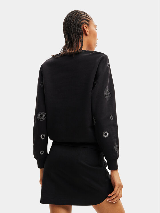 Desigual Desigual Felpa 23WWSK32 Nero Regular Fit