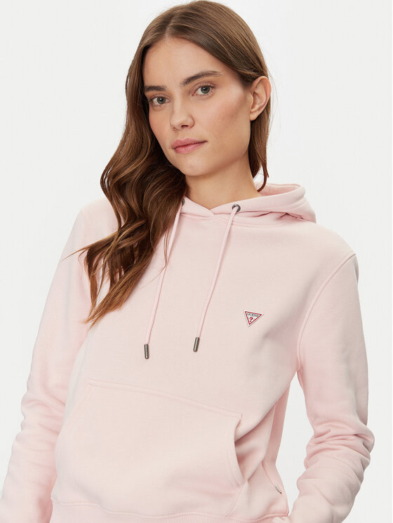 Guess Jeans Guess Jeans Felpa W4YQ04 KC811 Rosa Regular Fit