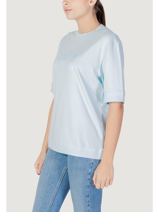 Calvin Klein Jeans Calvin Klein Jeans T-Shirt A- OVERSIZED BOYFRIE Μπλε Boy Fit