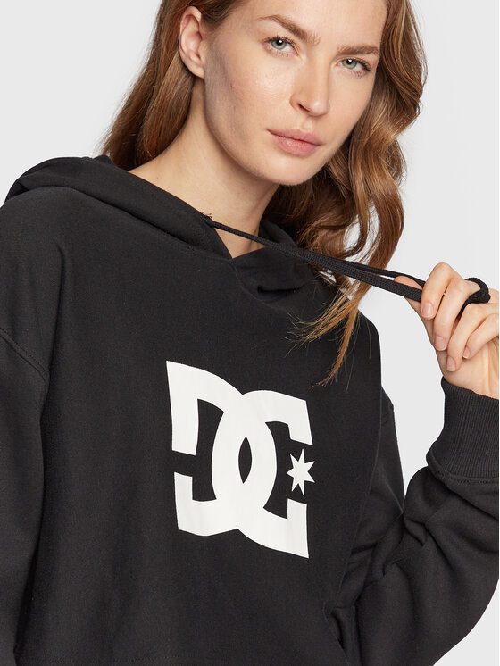 DC Shoes DC Shoes Bluza ADJFT03028 Czarny Relaxed Fit