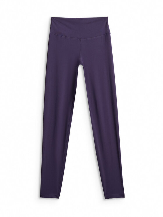 4F 4F Legginsy MULTI ACTIVE Fioletowy Slim Fit