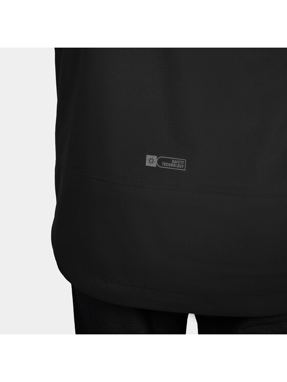 Alpinus Alpinus Kurtka przeciwdeszczowa Girdiman Czarny Regular Fit