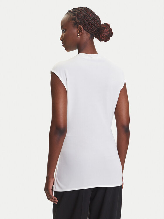 BOSS BOSS Blúzka Elamma 50541896 Biela Slim Fit