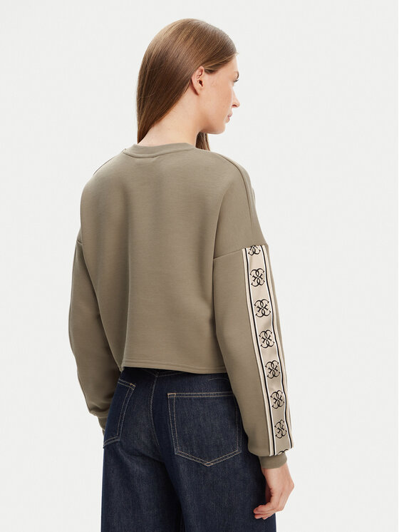 Guess Guess Μπλούζα V3BQ16 KB3P2 Καφέ Regular Fit