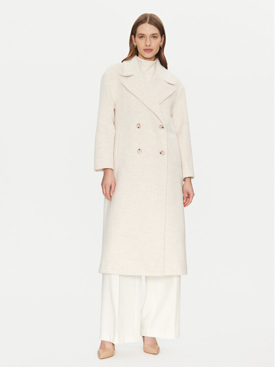 Imperial Imperial Demisezoninis paltas KI54IBT Smėlio Loose Fit