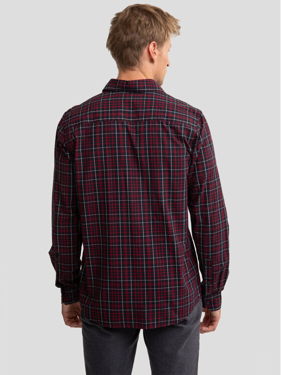 BIG STAR BIG STAR Koszula IWMESO_906_140 Bordowy Classic Fit