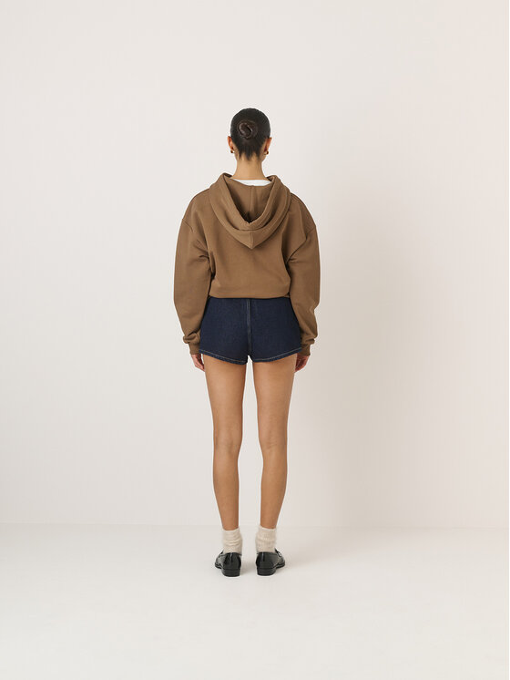 La Mania La Mania Felpa JUNA Marrone Classic Fit