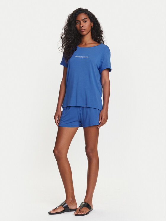 Emporio Armani Emporio Armani Szorty sportowe EW000781 AF12192 UA012 Niebieski Regular Fit