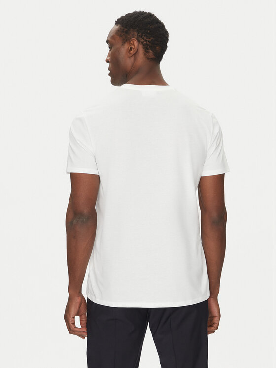 Lacoste Lacoste Majica TH6710 Bela Regular Fit