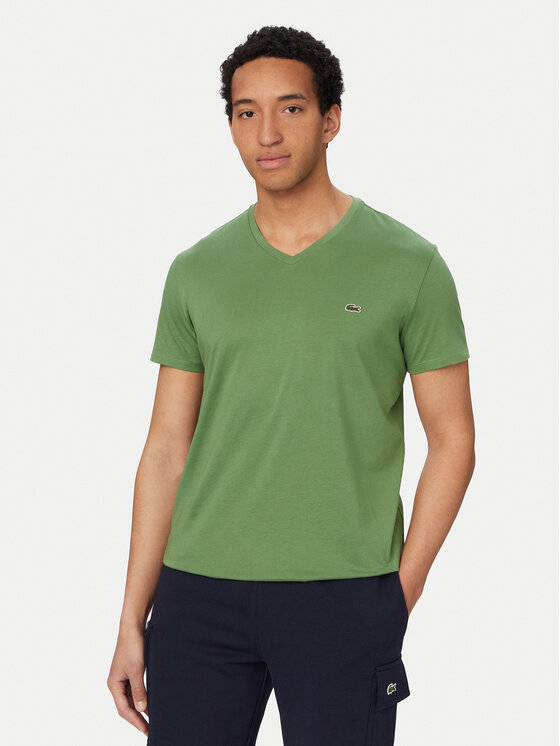 Lacoste Tricou TH6710 Verde Regular Fit