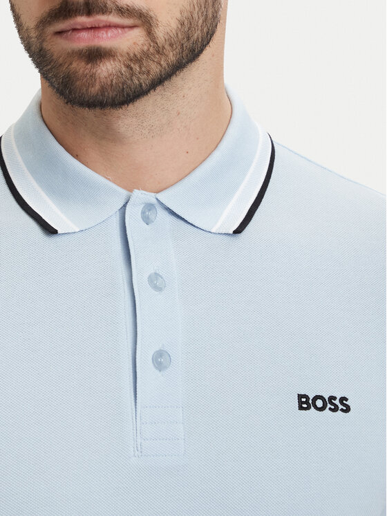 BOSS BOSS Tricou polo Paddy 50469055 Albastru Regular Fit