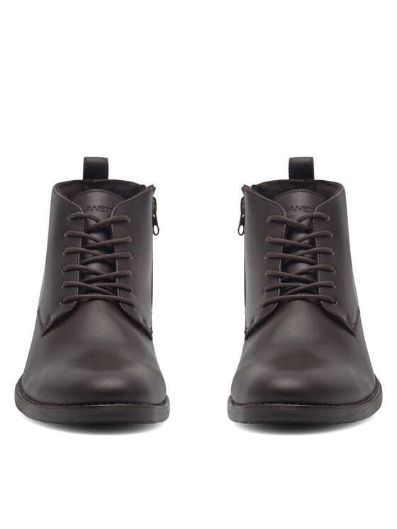 Lanetti Lanetti Schnürschuhe NORWAY-05 MBS Braun
