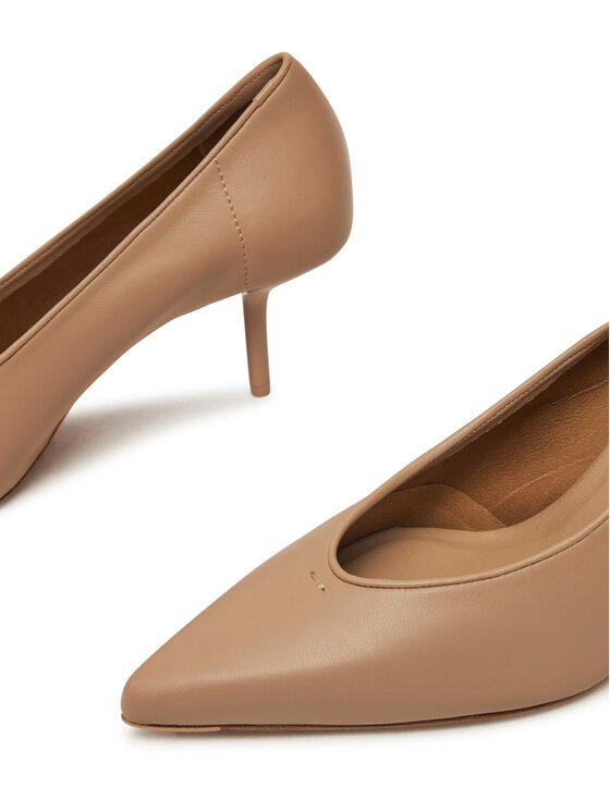Max Mara Max Mara Čevlji z visoko peto 2514521151600 Rjava