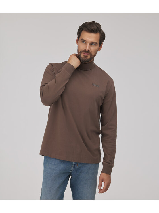 Lee Cooper Lee Cooper T-Shirt MURTHY Brązowy Relaxed Fit