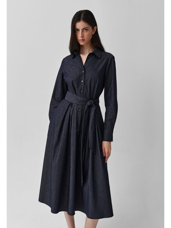 TATUUM TATUUM Sukienka codzienna RONNI Granatowy Flare Fit