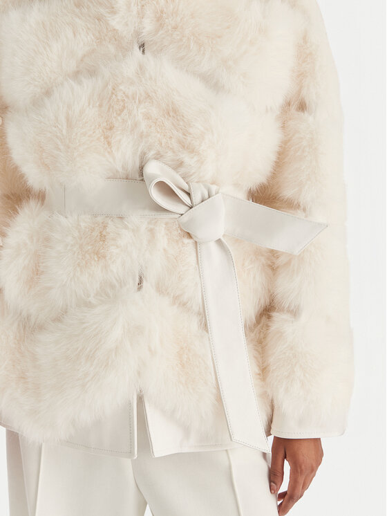 YES LONDON YES LONDON Szőrme LC/2077ECO Ekru Regular Fit