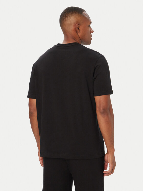BOSS BOSS Футболка Structure 50564097 Чорний Relaxed Fit