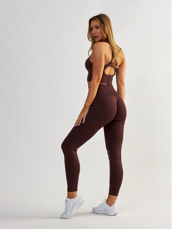 BeShaped BeShaped Legíny Modelujące Body Boost Hnedá Shaping Fit