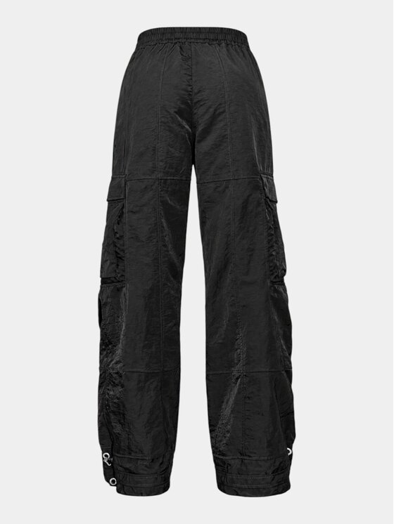 MADE BY SOCIETY MADE BY SOCIETY Spodnie materiałowe Wildo - P27805 Czarny Basic Fit