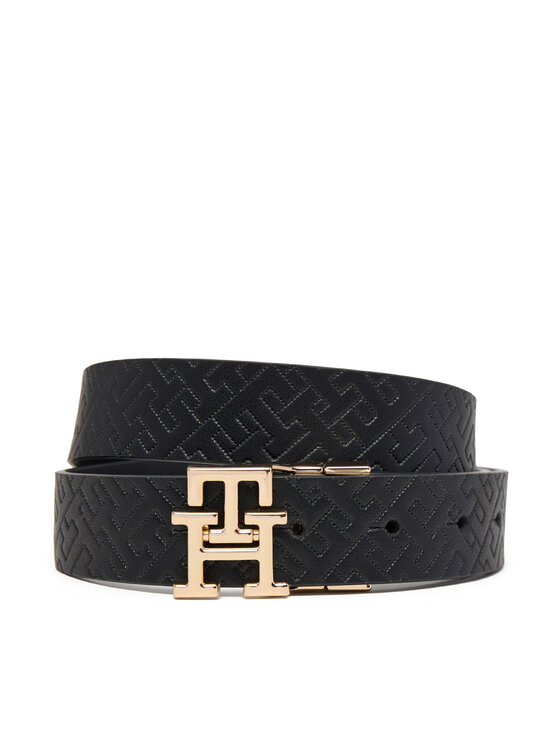 Tommy Hilfiger Tommy Hilfiger Damengürtel Th Modern 3.0 Rev Mono AW0AW18019 Schwarz