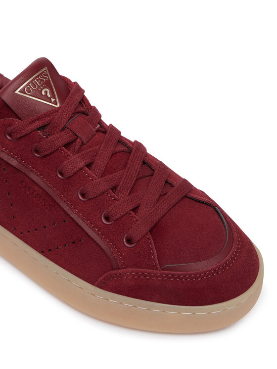 Guess Guess Sneakersy FLTJHE SUE12 Bordowy