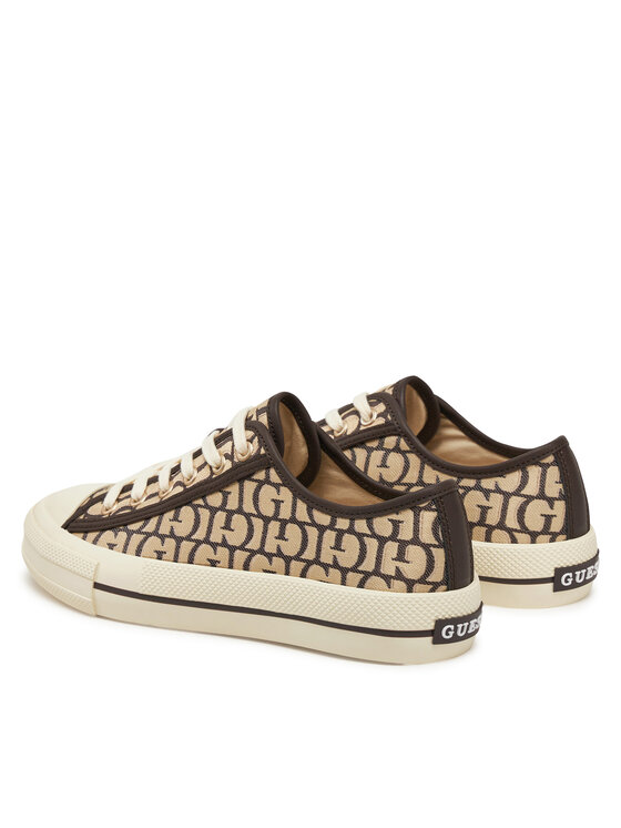 Guess Guess Sneakersy FLPCAR FAL12 Brązowy