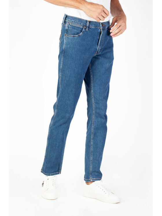 Wrangler Wrangler Jeansy GREENSBORO Niebieski Straight Fit