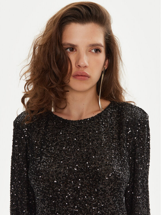 Bruuns Bazaar Bruuns Bazaar Bluzka Casi BBW4193 Czarny Regular Fit