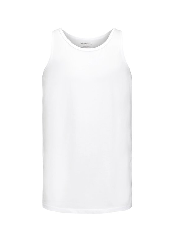 Jack&Jones Jack&Jones 2er-Set Tank-Tops Basic 12133910 Weiß Regular Fit