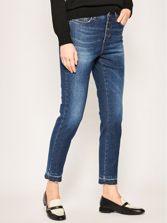 iBlues Jeans hlače Violet 71810601 Mornarsko modra Skinny Fit