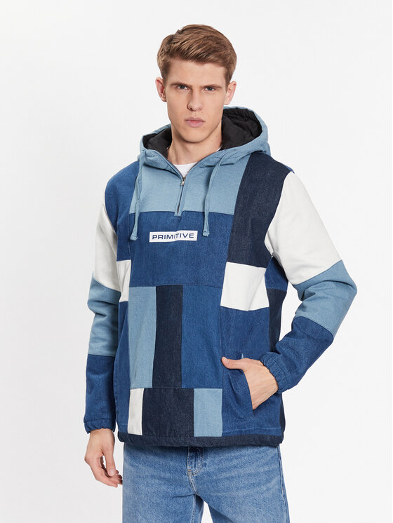 Primitive Bunda anorak Staten PA123101 Modrá Regular Fit