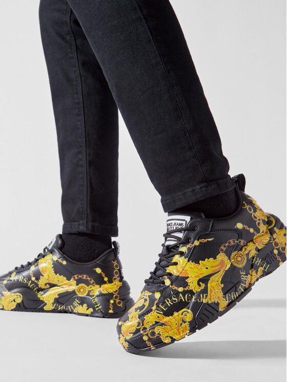 Versace Jeans Couture Versace Jeans Couture Sneakersy 75YA3SF1 Czarny