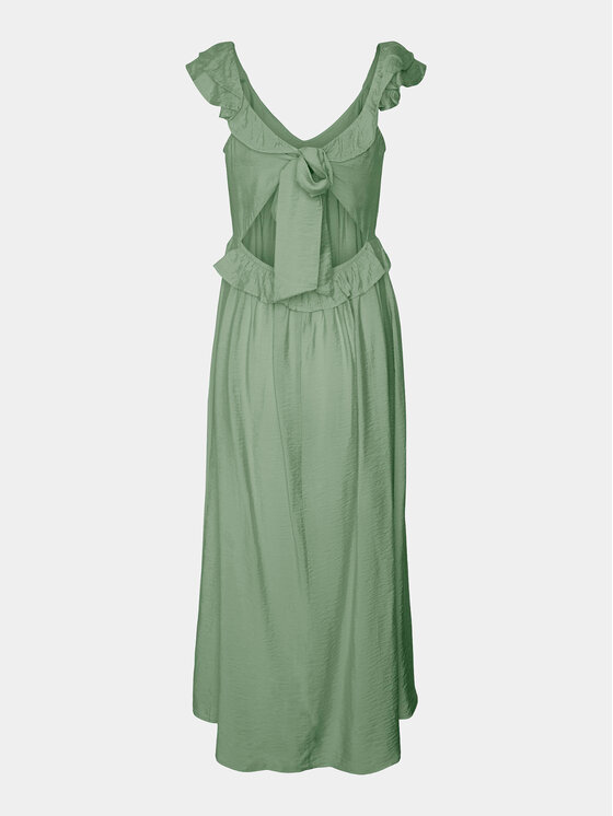 Vero Moda Vero Moda Rochie de vară Josie 10303761 Verde Regular Fit