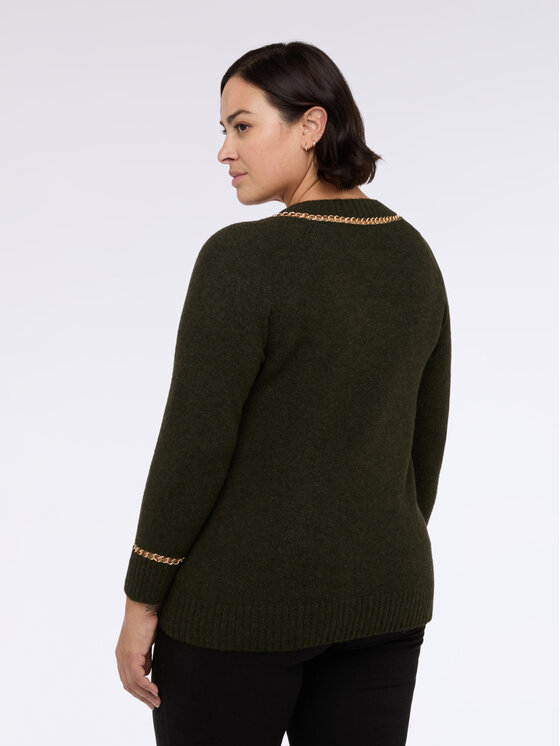 Fiorella Rubino Fiorella Rubino Maglione M011L008259N035 Verde Regular Fit