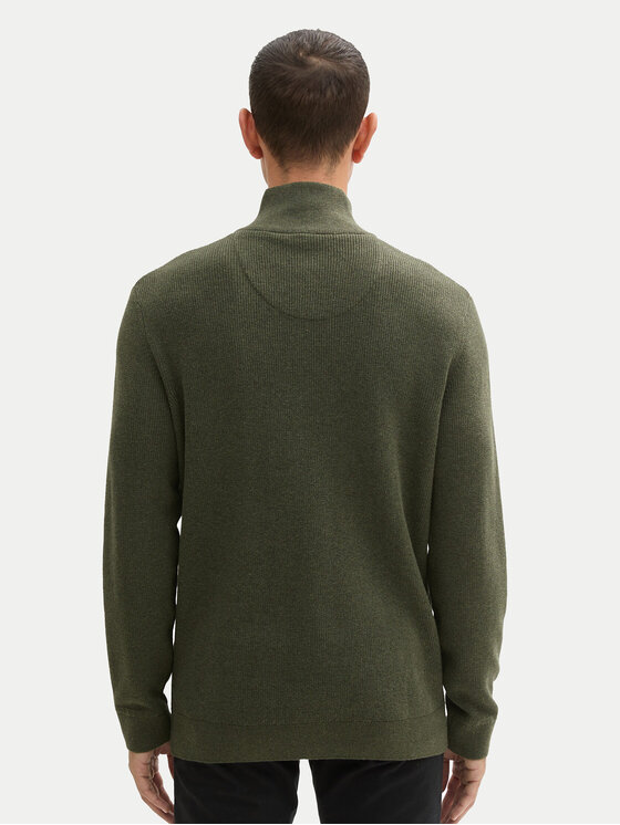 Tom Tailor Tom Tailor Džemper 1042454 Zelena Regular Fit