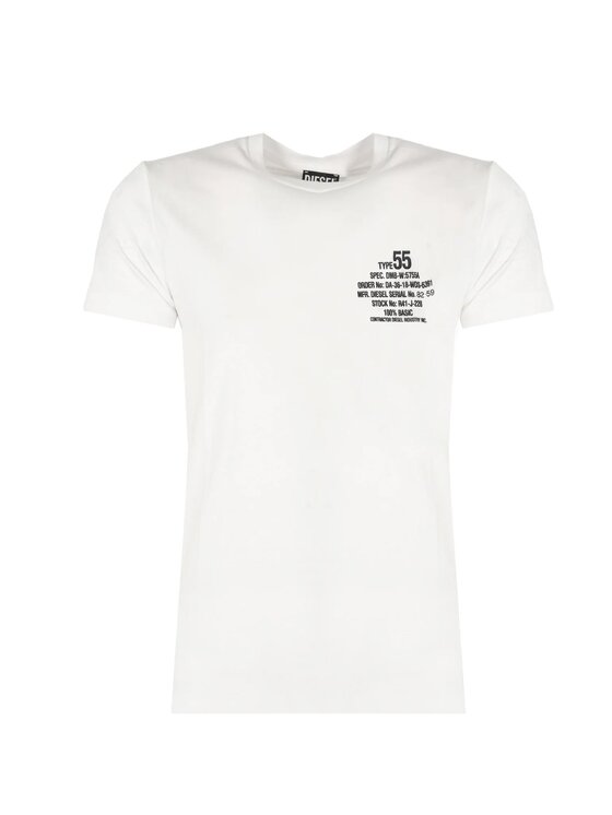 Diesel Diesel T-shirt A06498 OGRAI Bianco Regular Fit