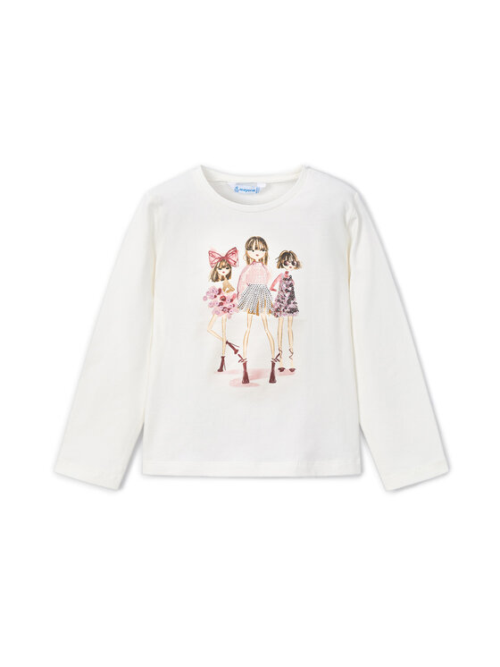Mayoral Mayoral Bluse 4011 Weiß Regular Fit