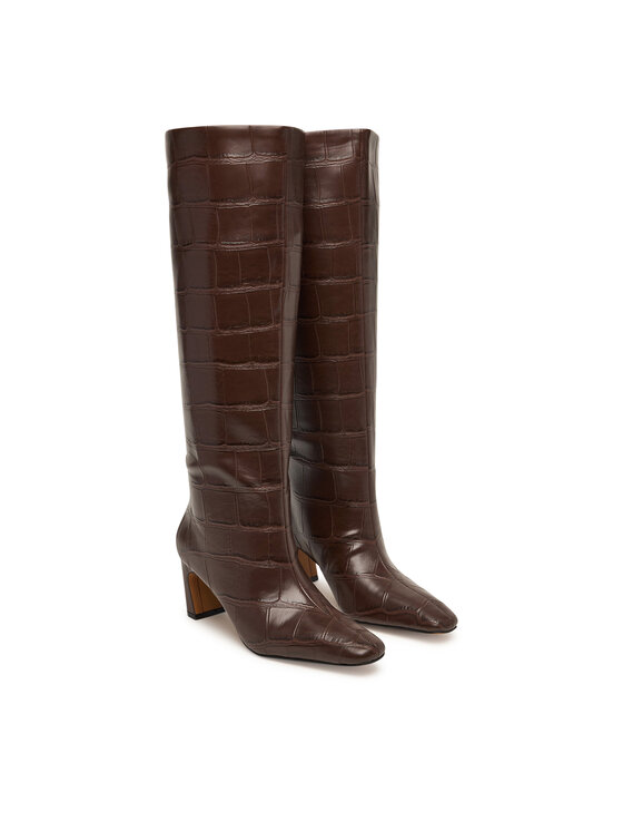 Aldo Aldo Μποτάκια Bethie 14428959 Σκούρο καφέ