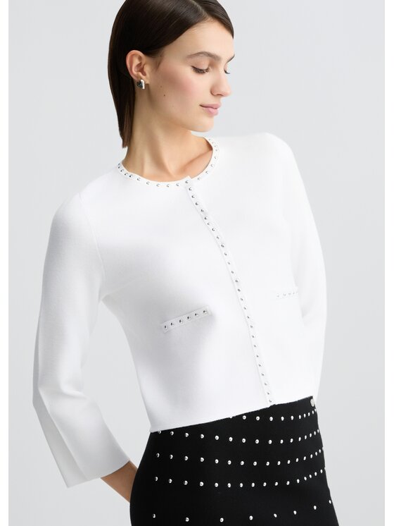 Liu Jo Liu Jo Giacca da donna WA5384MS99E10701 Bianco Regular Fit