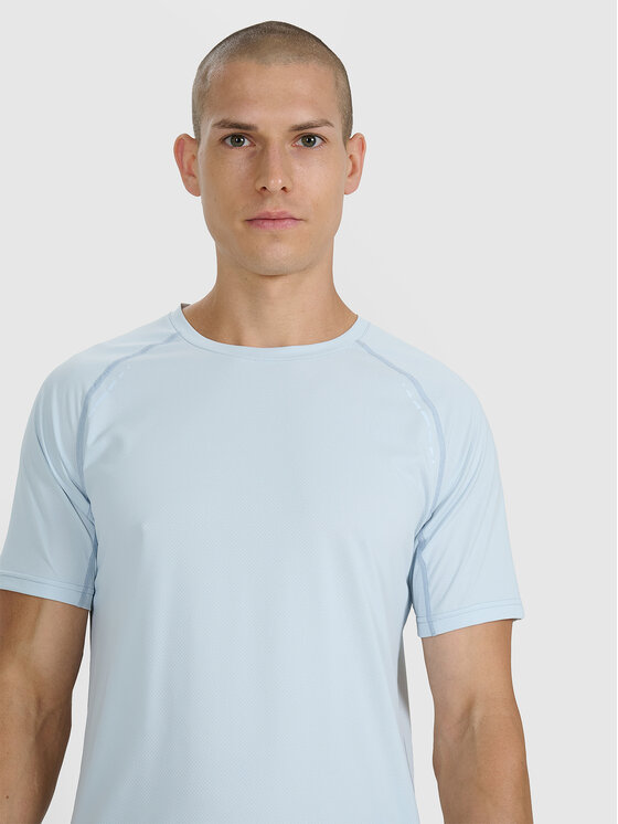 4F 4F Koszulka techniczna TRAIL RUNNING Niebieski jasny Regular Fit