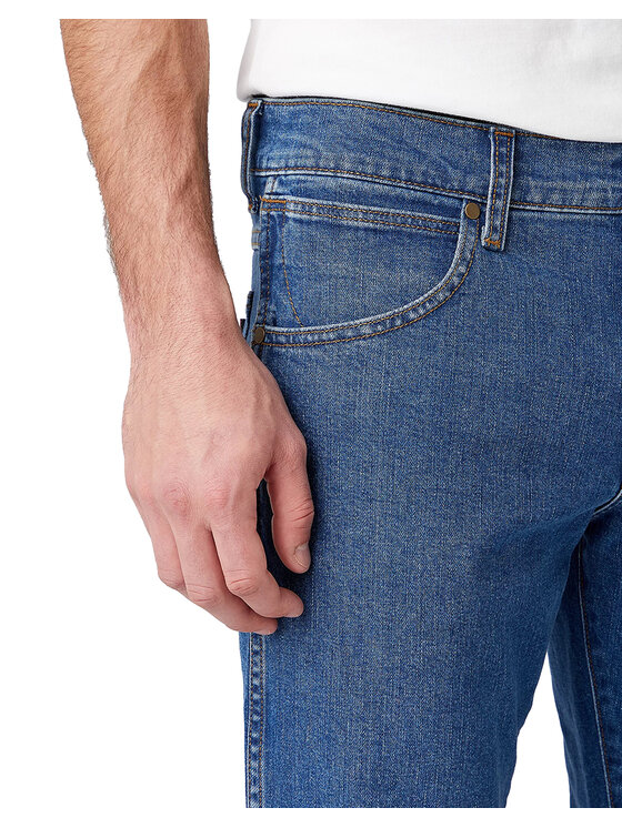 Wrangler Wrangler Jeans Larston Blu Slim Fit