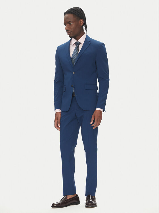 Lindbergh Lindbergh Costum 30-61040 Albastru Slim Fit