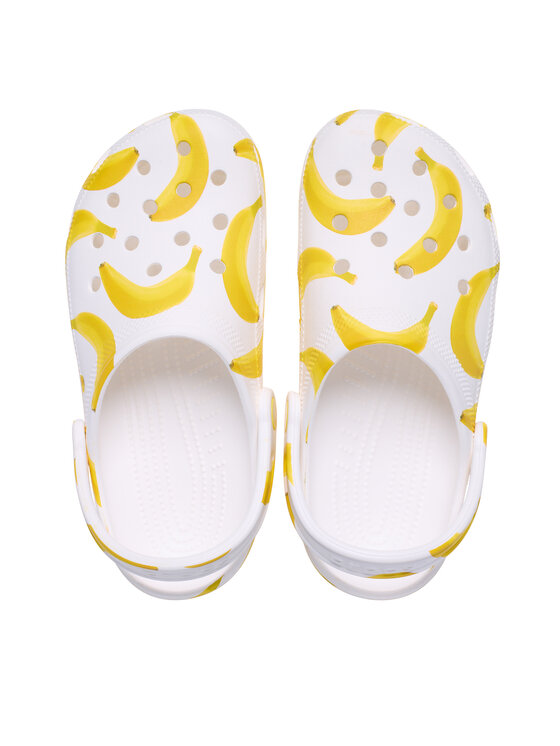 Crocs Crocs Şlapi Classic Fresh Fruits Clog 211008 Alb