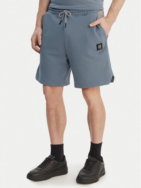 HUGO HUGO Šortky z materiálu Despen_RB 50559712 Šedá Relaxed Fit