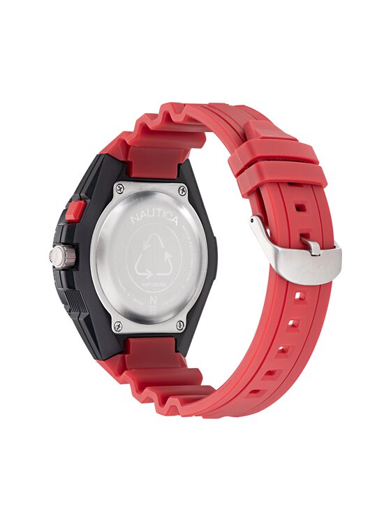 Nautica Nautica Zegarek NAPCNS406 Czerwony