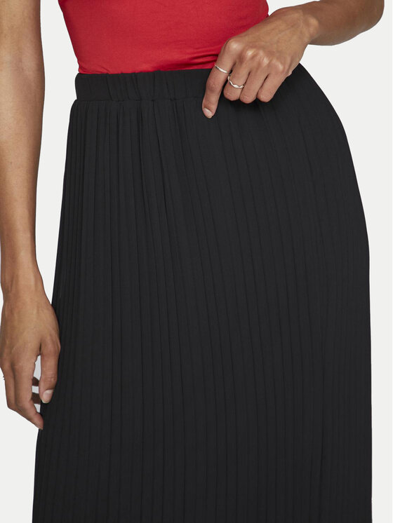 Vila Vila Gonna plissettata Olinda 14096093 Nero Regular Fit
