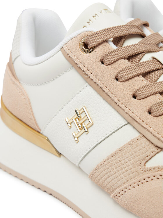 Tommy Hilfiger Tommy Hilfiger Sneakersy Th Fashion Runner FW0FW08475 Beżowy