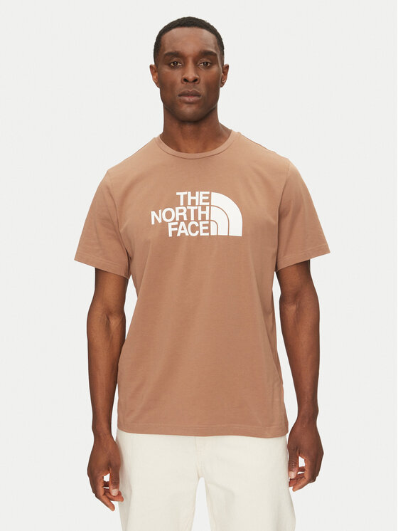 The North Face The North Face T-Shirt Easy NF0A8A6C Brązowy Regular Fit